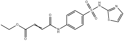 ethyl 4-oxo-4-({4-[(1,3-thiazol-2-ylamino)sulfonyl]phenyl}amino)-2-butenoate Struktur