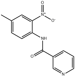 N-(4-methyl-2-nitrophenyl)pyridine-3-carboxamide Struktur