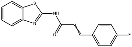 (E)-N-(benzo[d]thiazol-2-yl)-3-(4-fluorophenyl)acrylamide Struktur