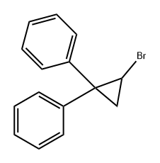 (2-bromo-1-phenyl-cyclopropyl)benzene