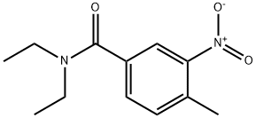 N,N-diethyl-4-methyl-3-nitrobenzamide Struktur