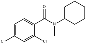 2,4-dichloro-N-cyclohexyl-N-methylbenzamide Struktur