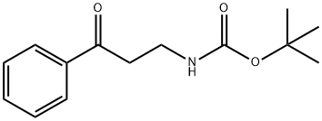 TERT-BUTYL 3-OXO-3-PHENYLPROPYLCARBAMATE Struktur