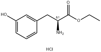 L-Phenylalanine, 3-hydroxy-, ethyl ester, hydrochloride Struktur