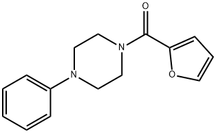 1-(2-furoyl)-4-phenylpiperazine Struktur