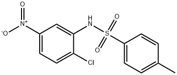 N-(2-chloro-5-nitrophenyl)-4-methylbenzenesulfonamide Struktur