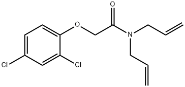 2-(2,4-dichlorophenoxy)-N,N-bis(prop-2-enyl)acetamide Struktur