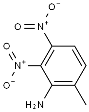 Benzenamine, 6-methyl-2,3-dinitro- Struktur