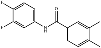 N-(3,4-difluorophenyl)-3,4-dimethylbenzamide Struktur