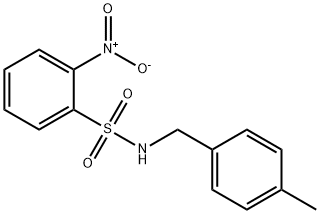 N-(4-Methylbenzyl)-2-nitrobenzenesulfonamide, 97% Struktur