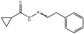 N-[(E)-2-phenylethylideneamino]cyclopropanecarboxamide Struktur