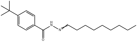 4-tert-butyl-N-[(E)-nonylideneamino]benzamide Struktur