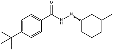 4-tert-butyl-N-[(Z)-(3-methylcyclohexylidene)amino]benzamide Struktur