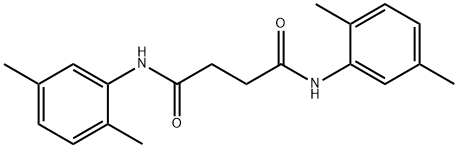 N,N'-bis(2,5-dimethylphenyl)succinamide Struktur