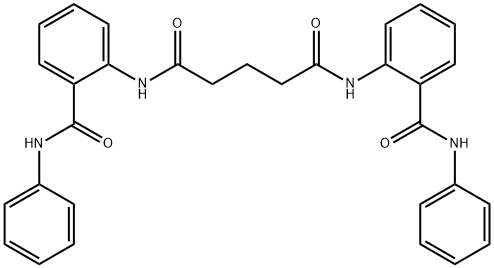 N,N'-bis[2-(anilinocarbonyl)phenyl]pentanediamide Struktur