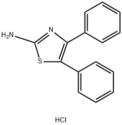 4,5-diphenylthiazol-2-amine hydrochloride Struktur