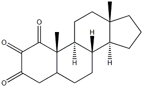 Androstanetrione(9CI) Struktur