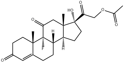 FLUDROCORTISONE ACETATE Struktur