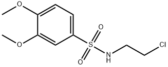 N-(2-Chloro-ethyl)-3,4-dimethoxy-benzenesulfonamide Struktur