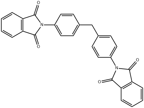 2-[4-[[4-(1,3-dioxoisoindol-2-yl)phenyl]methyl]phenyl]isoindole-1,3-dione Struktur