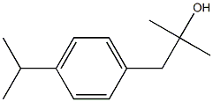 1-(4-iso-Propylphenyl)-2-methyl-2-propanol Struktur