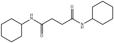 N,N'-dicyclohexylbutanediamide Struktur