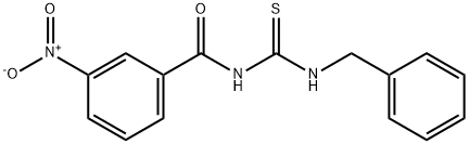 N-[(benzylamino)carbonothioyl]-3-nitrobenzamide Struktur