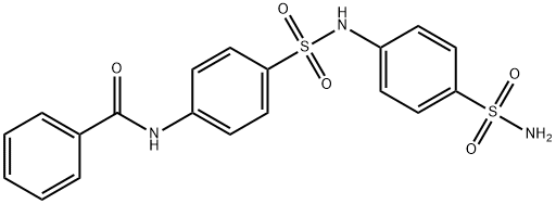 N-[4-({[4-(aminosulfonyl)phenyl]amino}sulfonyl)phenyl]benzamide Struktur