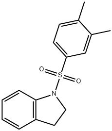 1-[(3,4-dimethylphenyl)sulfonyl]indoline Struktur