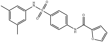 N-(4-{[(3,5-dimethylphenyl)amino]sulfonyl}phenyl)-2-furamide Struktur