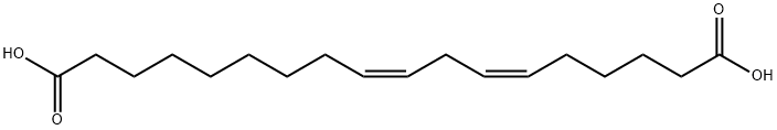 6,9-Octadecadienedioicacid, (6Z,9Z)- Struktur