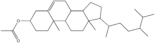 [17-(5,6-dimethylheptan-2-yl)-10,13-dimethyl-2,3,4,7,8,9,11,12,14,15,16,17-dodecahydro-1H-cyclopenta[a]phenanthren-3-yl] acetate Struktur