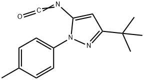 3-tert-butyl-5-isocyanato-1-p-tolyl-1H-pyrazole Struktur