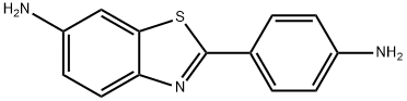 2-(4-aminophenyl)-1,3-benzothiazol-6-amine Struktur