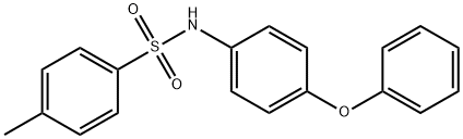 4-methyl-N-(4-phenoxyphenyl)benzenesulfonamide Struktur