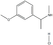 1-(3-METHOXYPHENYL)-N-METHYLETHANAMINE HYDROCHLORIDE Struktur