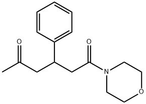 1-morpholin-4-yl-3-phenylhexane-1,5-dione Struktur