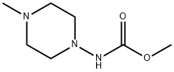 methyl (4-methylpiperazin-1-yl)carbamate Struktur