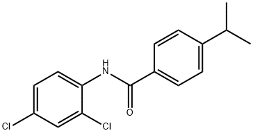 N-(2,4-dichlorophenyl)-4-isopropylbenzamide Struktur