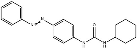 N-cyclohexyl-N'-[4-(phenyldiazenyl)phenyl]urea Struktur