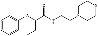 N-[2-(morpholin-4-yl)ethyl]-2-phenoxybutanamide Struktur