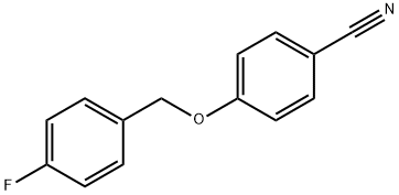 4-(4-Fluoro-benzyloxy)-benzonitrile Struktur