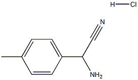 amino(4-methylphenyl)acetonitrile hydrochloride Struktur