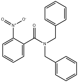 N,N-dibenzyl-2-nitrobenzamide Struktur