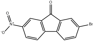 2-Bromo-7-nitro-fluoren-9-one Struktur