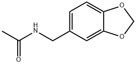 N-(1,3-benzodioxol-5-ylmethyl)acetamide Struktur