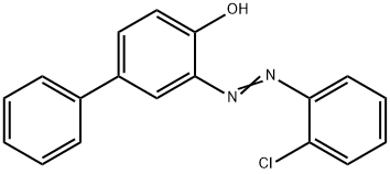 3-[(2-chlorophenyl)diazenyl]-4-biphenylol Struktur