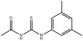 N-{[(3,5-dimethylphenyl)amino]carbonothioyl}acetamide Struktur