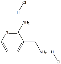 3-(Aminomethyl)pyridin-2-amine dihydrochloride Struktur