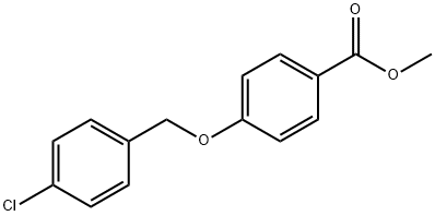 4-(4-Chloro-benzyloxy)-benzoic acid methyl ester Struktur